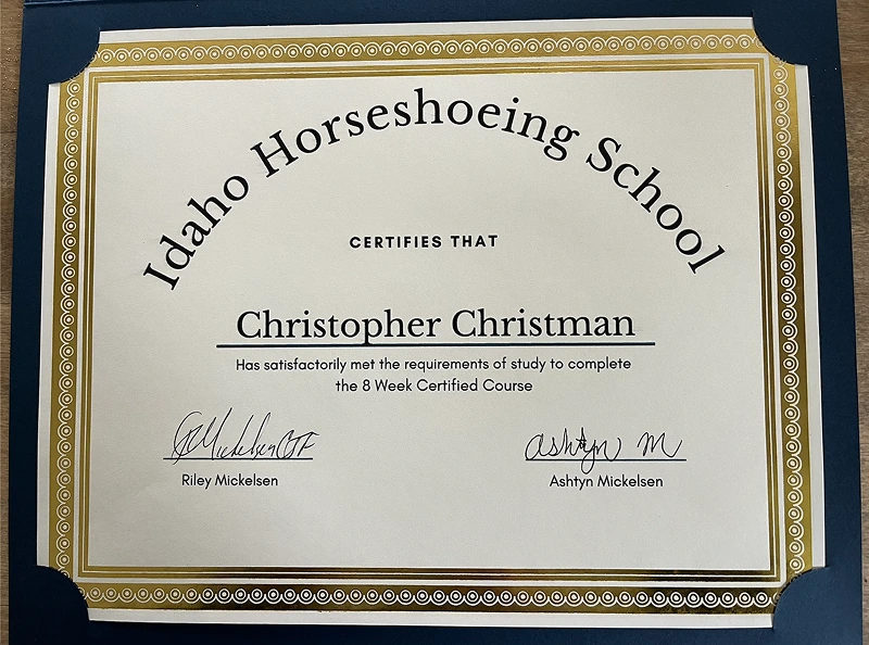 certified farrier